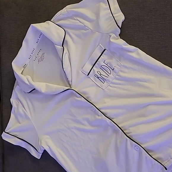 Rae Dunn Bride Pajamas - Small - Pajama Set - Short Sleeves - Picture 2 of 7